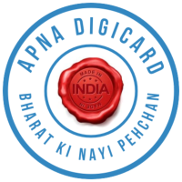 ApnaDigicard Digital Business Card Logo Light